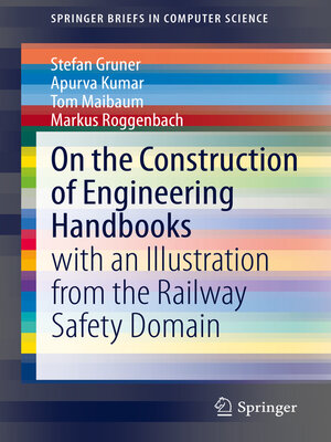 cover image of On the Construction of Engineering Handbooks